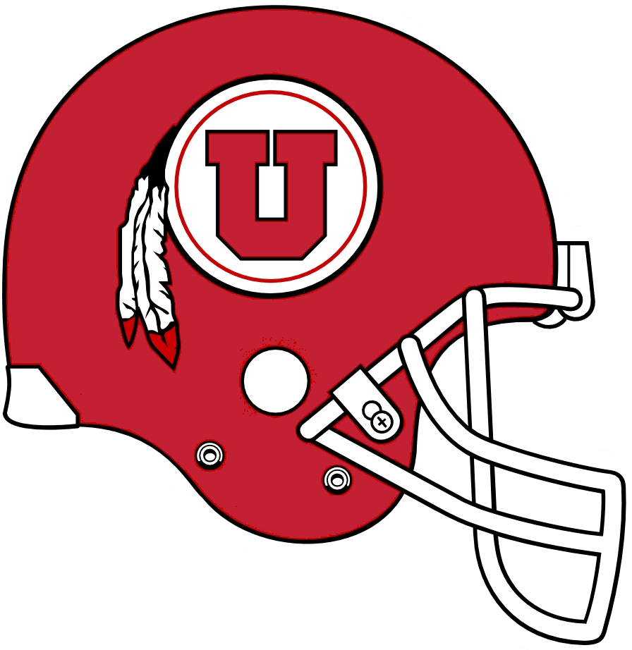 Utah Utes 2001-2008 Helmet Logo iron on transfers for clothing